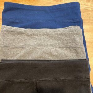 Women's Size XXL Shorts Bundle (Set of 3) - Black, Gray & Blue